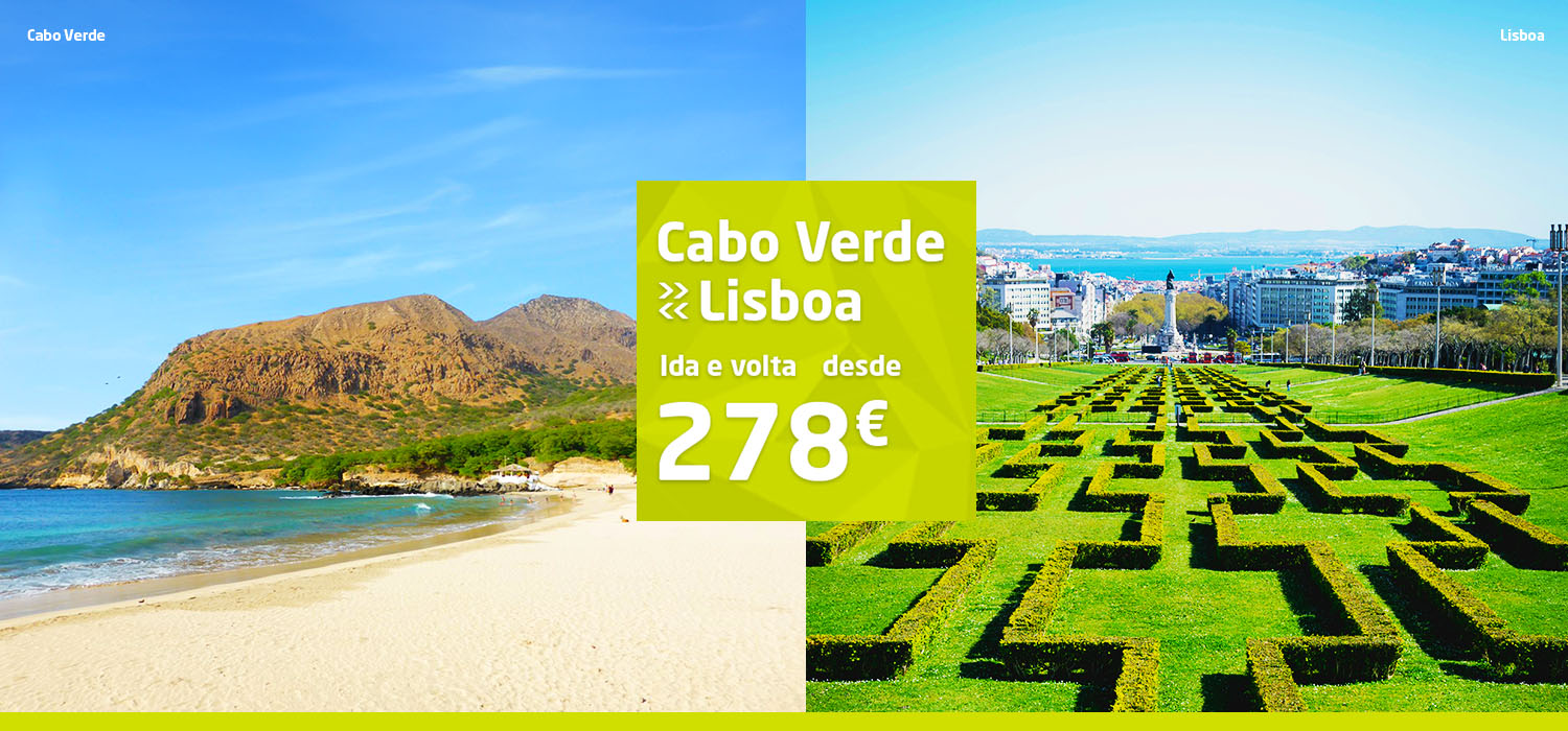 Voos entre Cabo Verde e Lisboa desde 278€ (ida e volta)