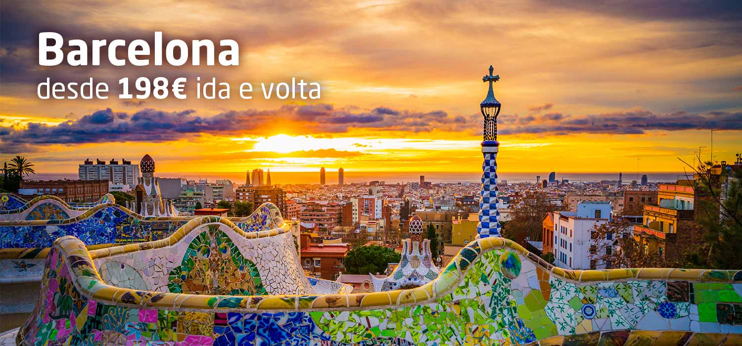 Barcelona desde 198€ ida e volta.
